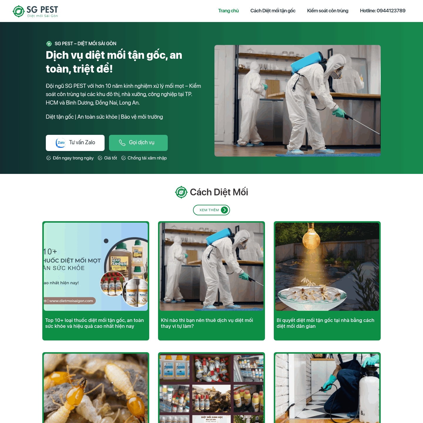 TTECO Domains 11 Diệt mối Sài Gòn